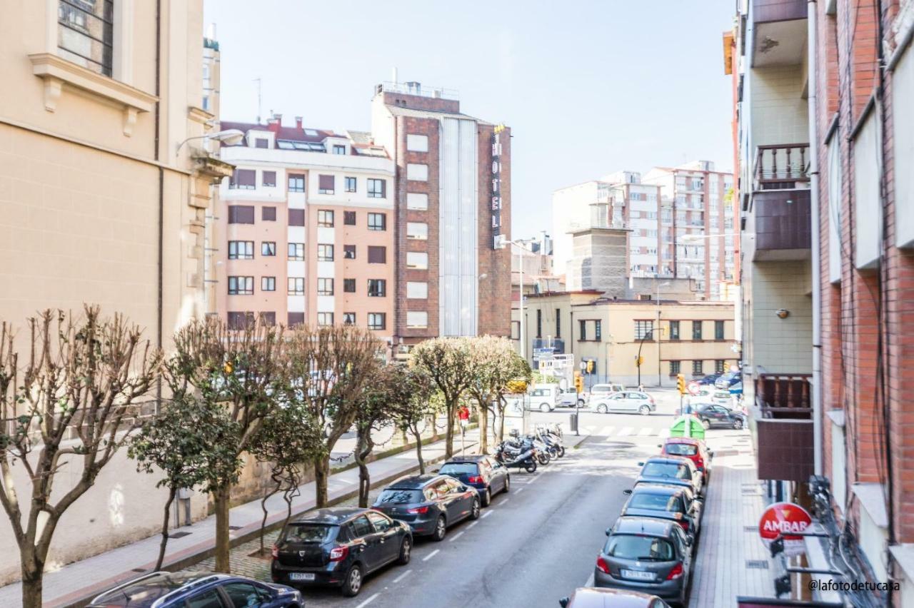 Apto. Jesuitas Gijon Bagian luar foto